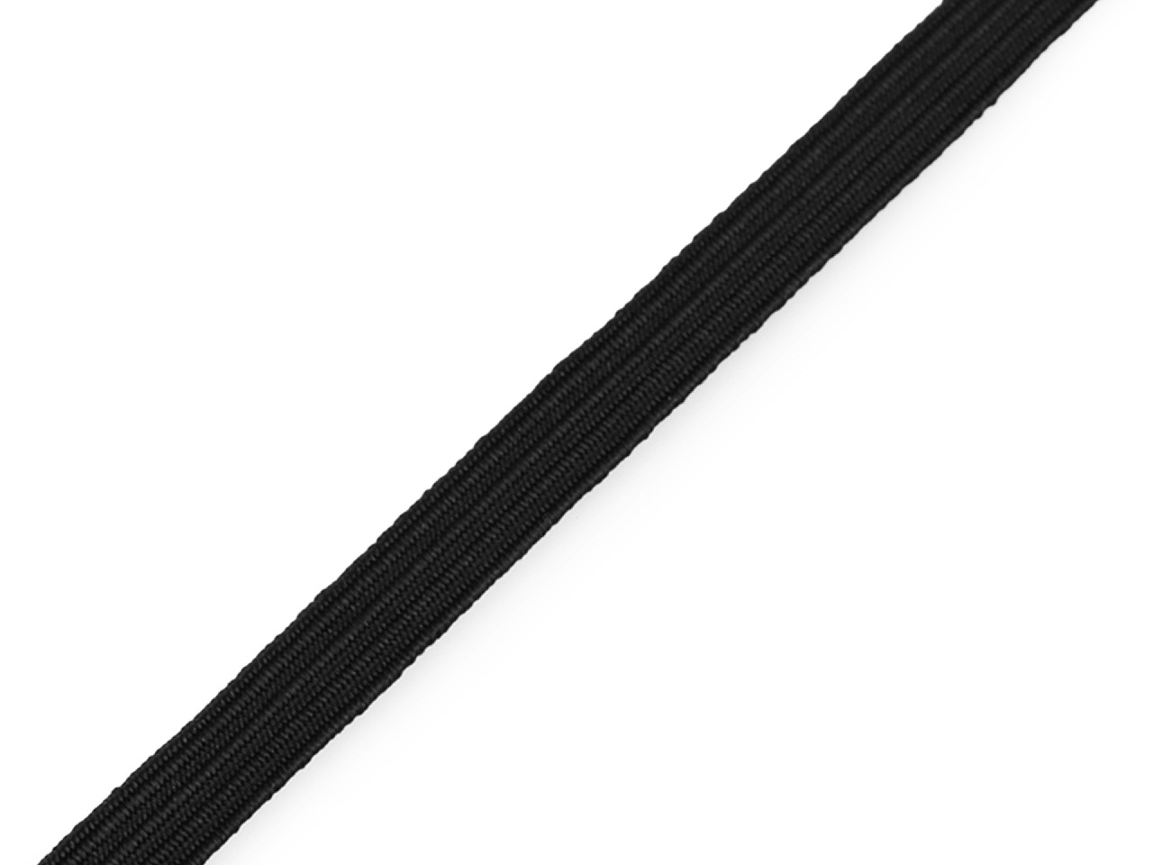 Wäschegummi, breite 6 mm - Schwarz (126 Meter)