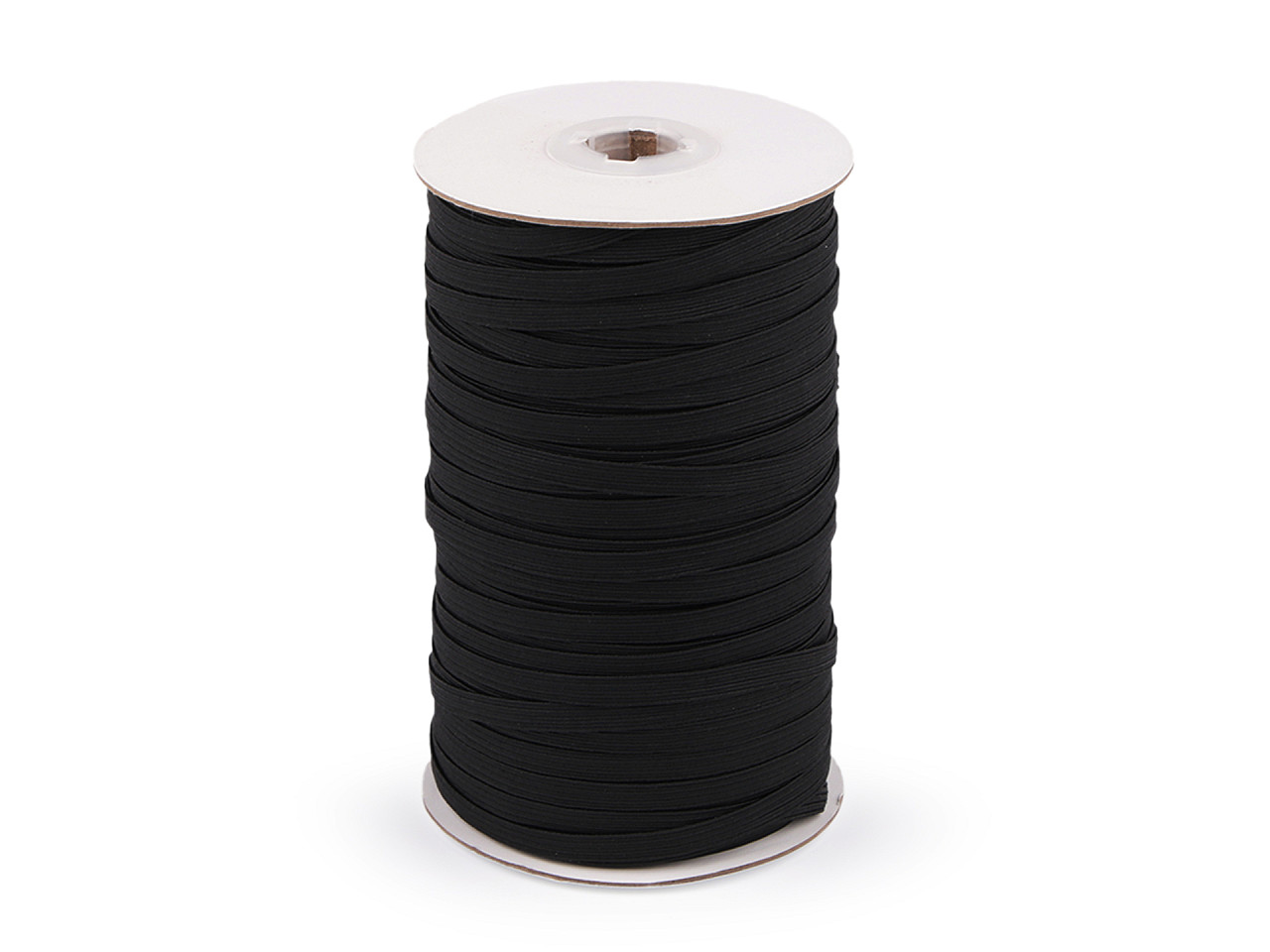 Wäschegummi, breite 6 mm - Schwarz (126 Meter)