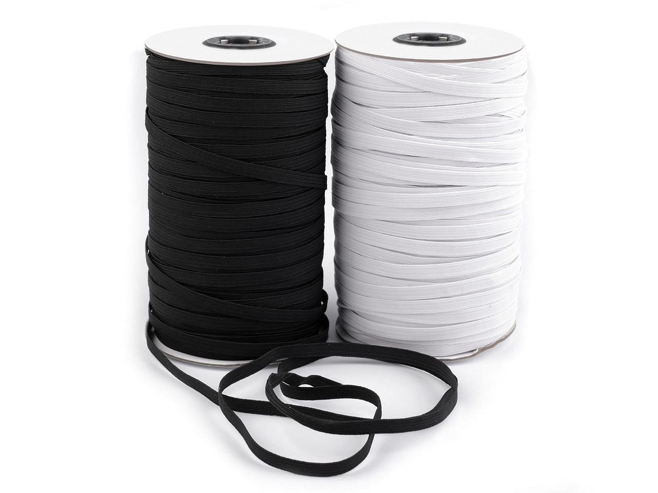 Wäschegummi, breite 6 mm - Schwarz (126 Meter)