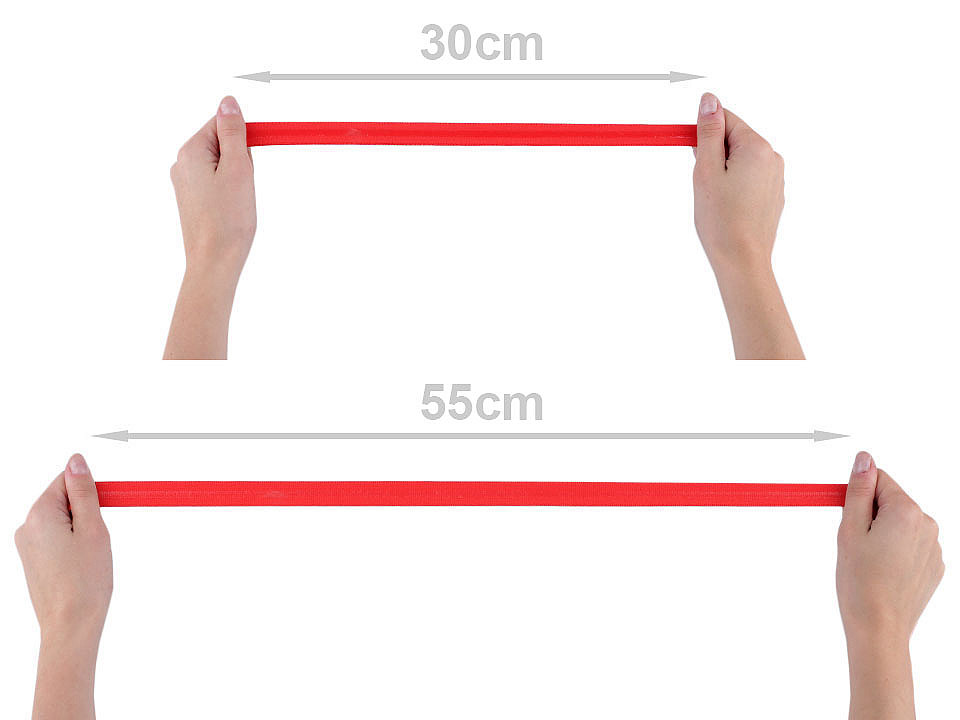 Wäschegummi breite 20 mm mit silikon - Hautfarbe (20 Meter)