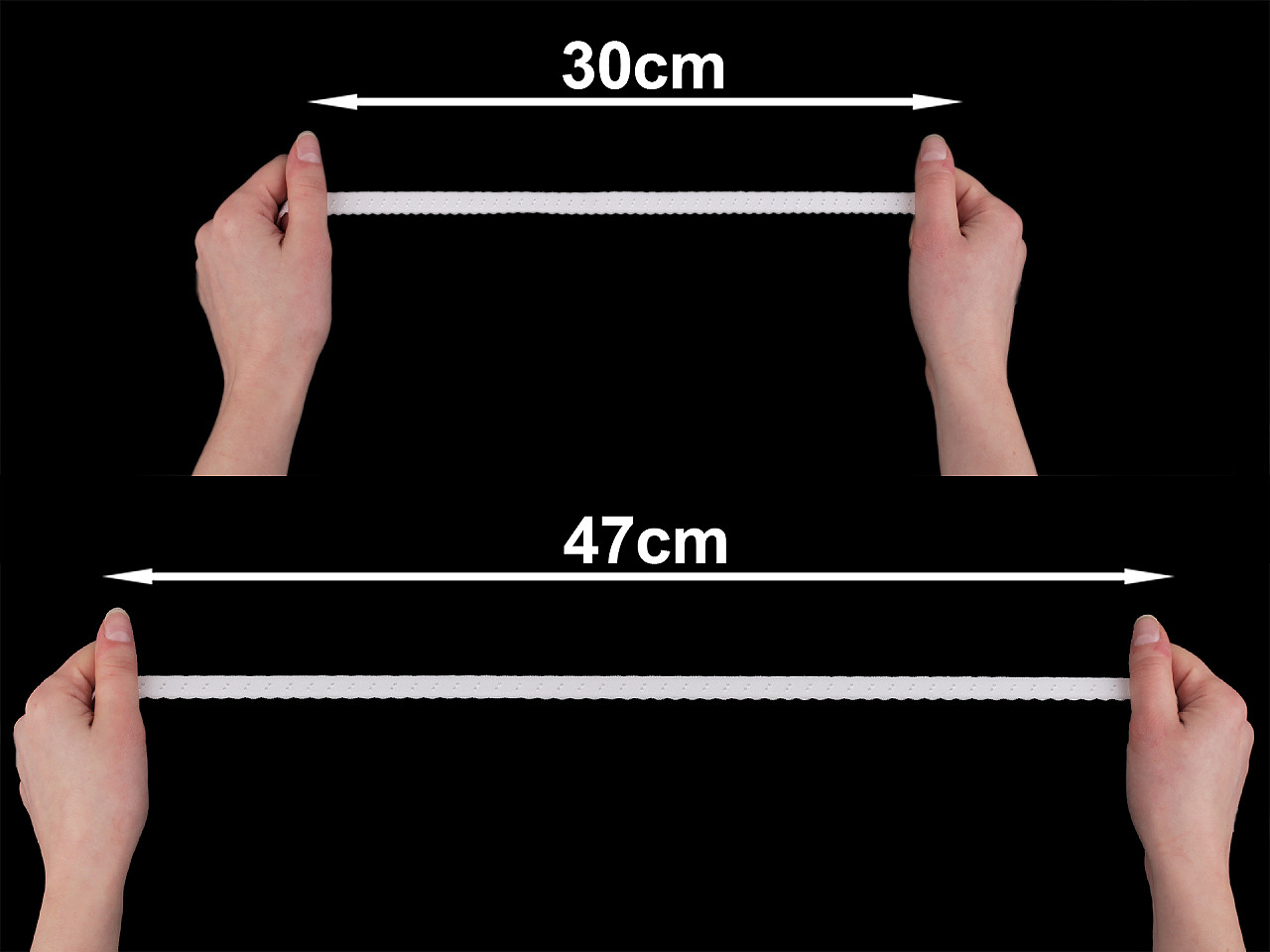 Faltgummi breite 10 mm - Rot (18 Meter)