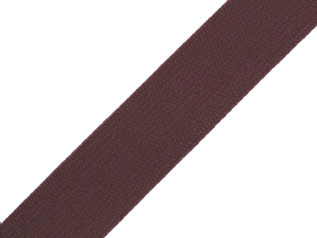 Gurtband aus baumwolle breite 30mm tschechische herstellung - Bordeaux hell (25 Meter)