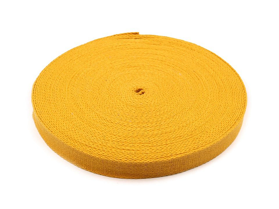 Baumwollband breite 25 mm - Braun (25 Meter)