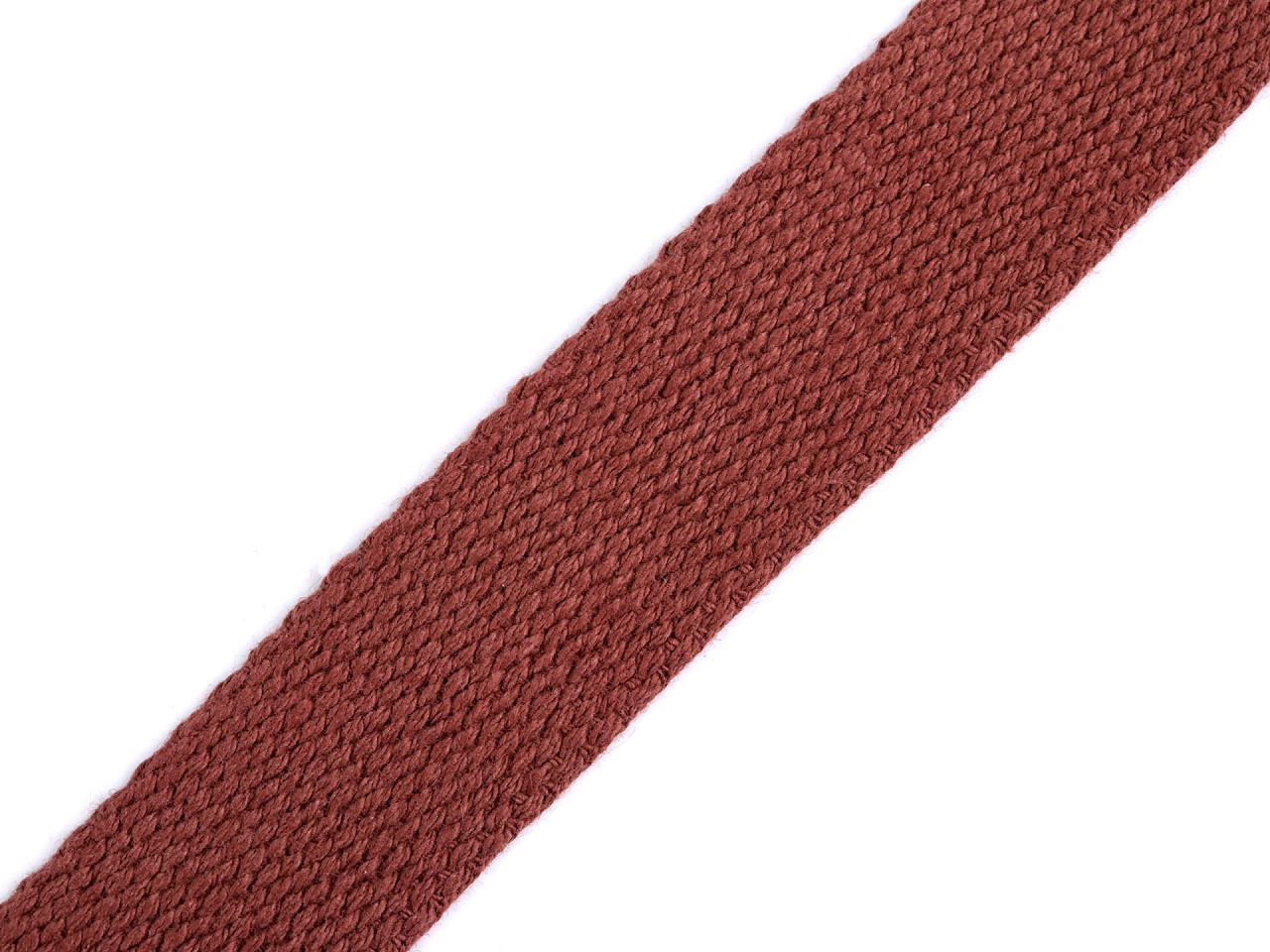 Baumwollband breite 25 mm - Braun (25 Meter)