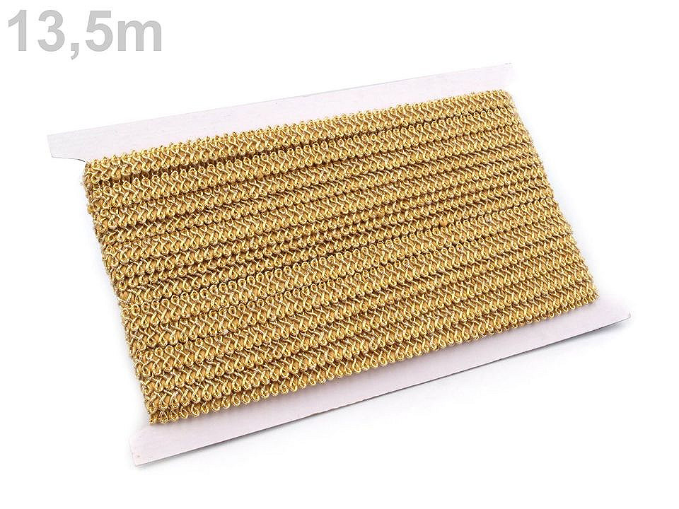 Leonische borte - Gold (1 Meter)