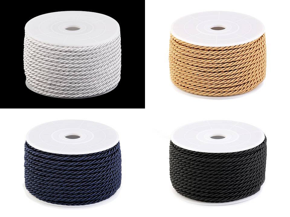 Kordelschnur ø3 mm - Gold (20 Meter)