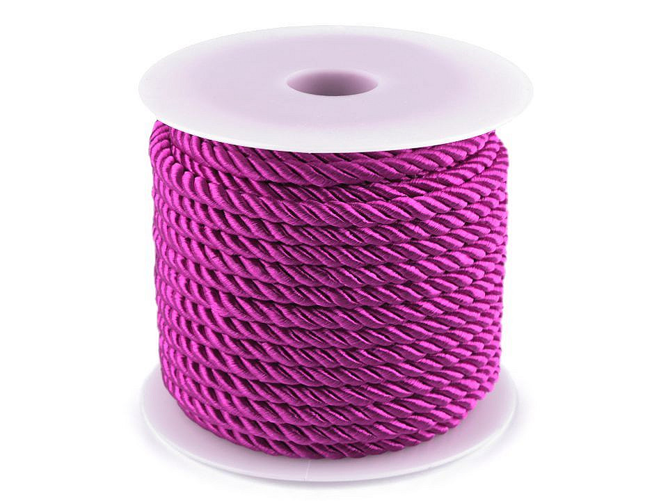 Kordelschnur ø5 mm - Lila violett (20 Meter)