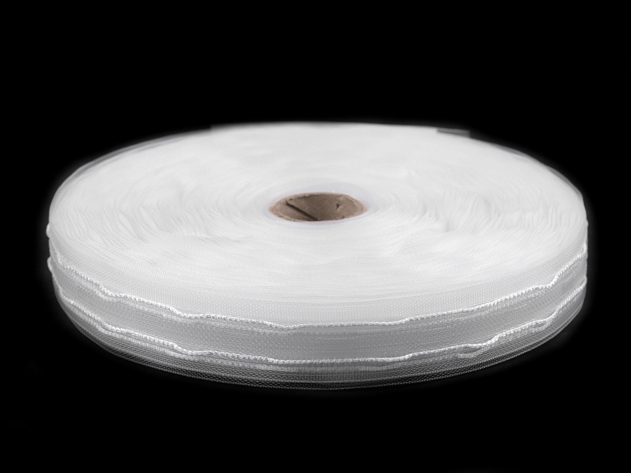 Gardinenband bleistiftfalten breite 25 mm - Transparent (50 Meter)