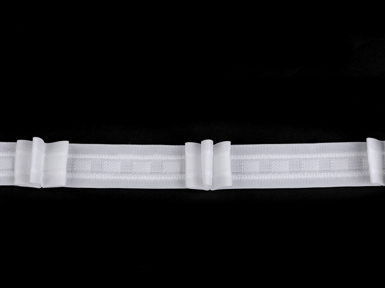 Gardinenband 3 falten breite 25 mm - Weiß (50 Meter)