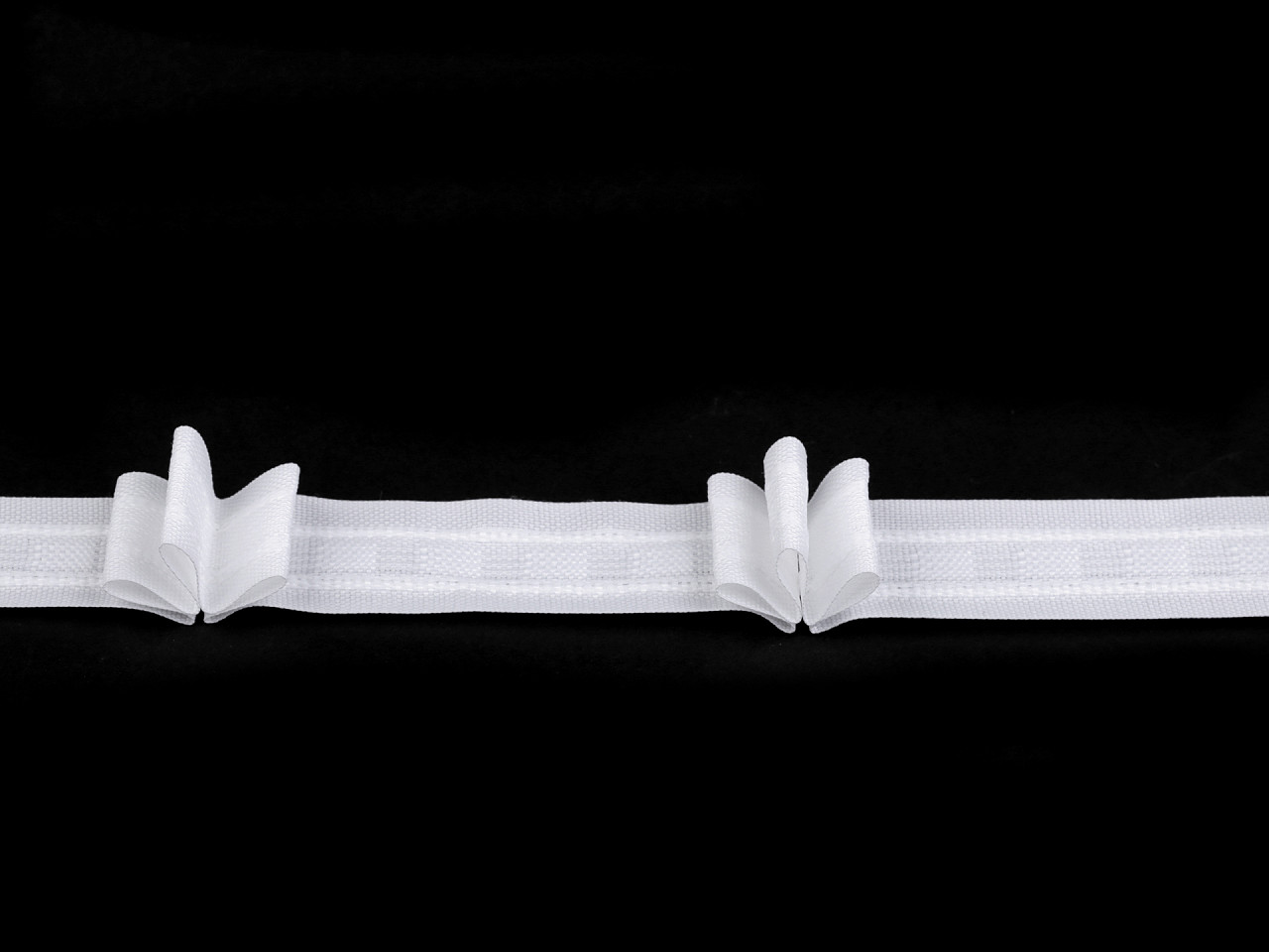 Gardinenband 3 falten breite 25 mm - Weiß (50 Meter)