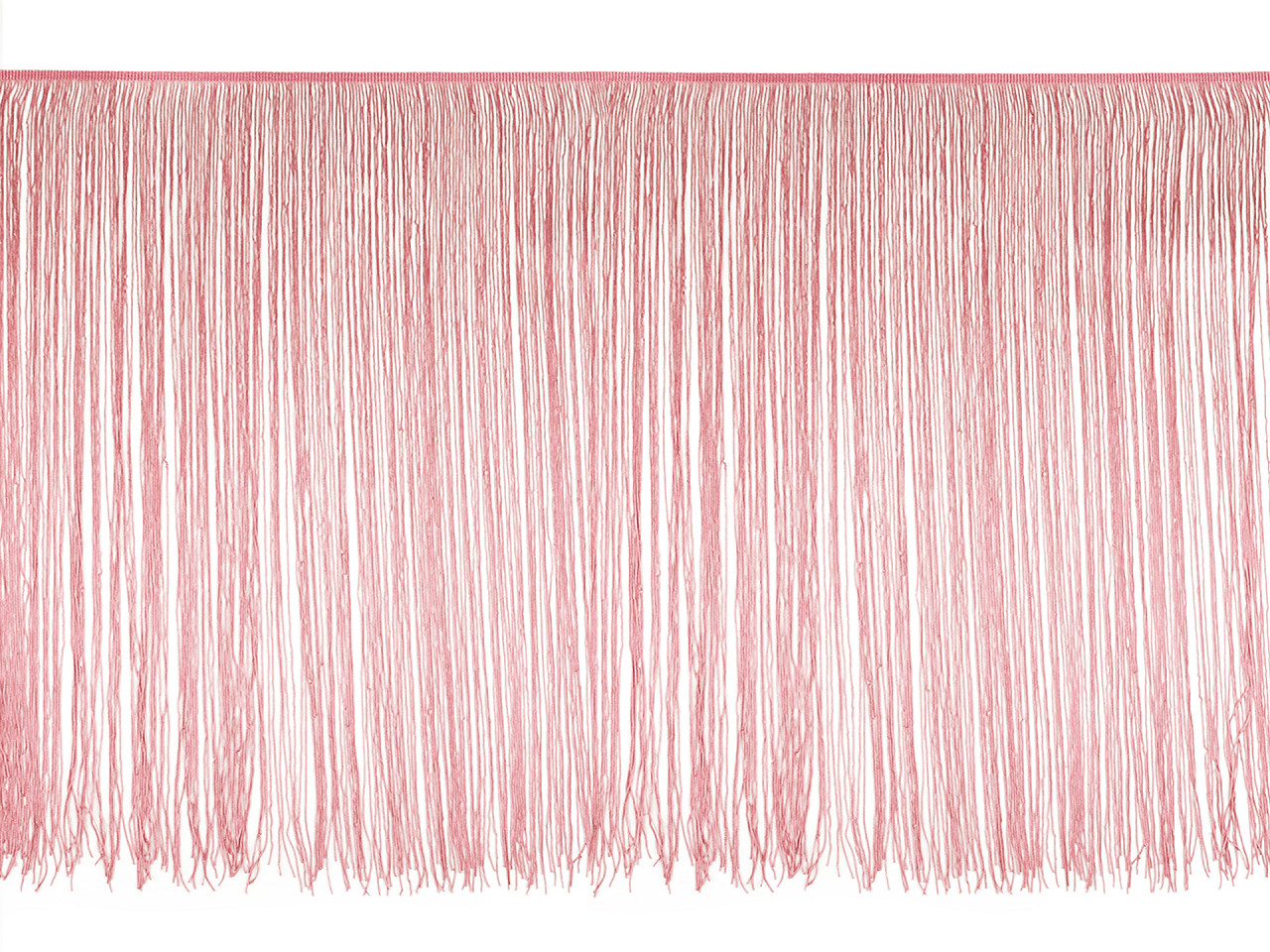 Fransen extra lang, 70 cm - Schwarz (1 Meter)