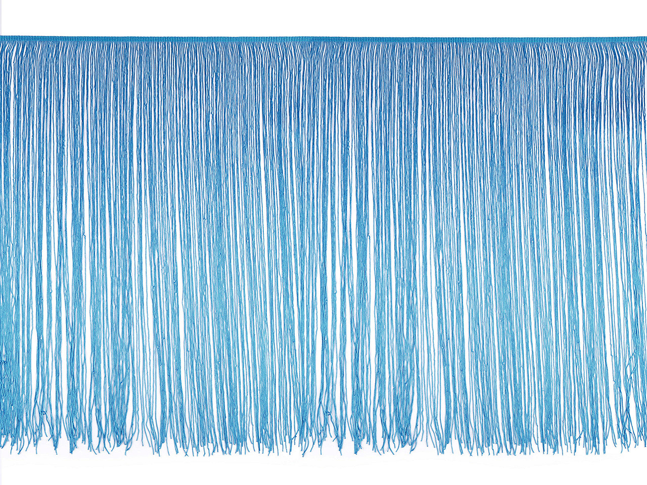 Fransen extra lang, 70 cm - Schwarz (1 Meter)