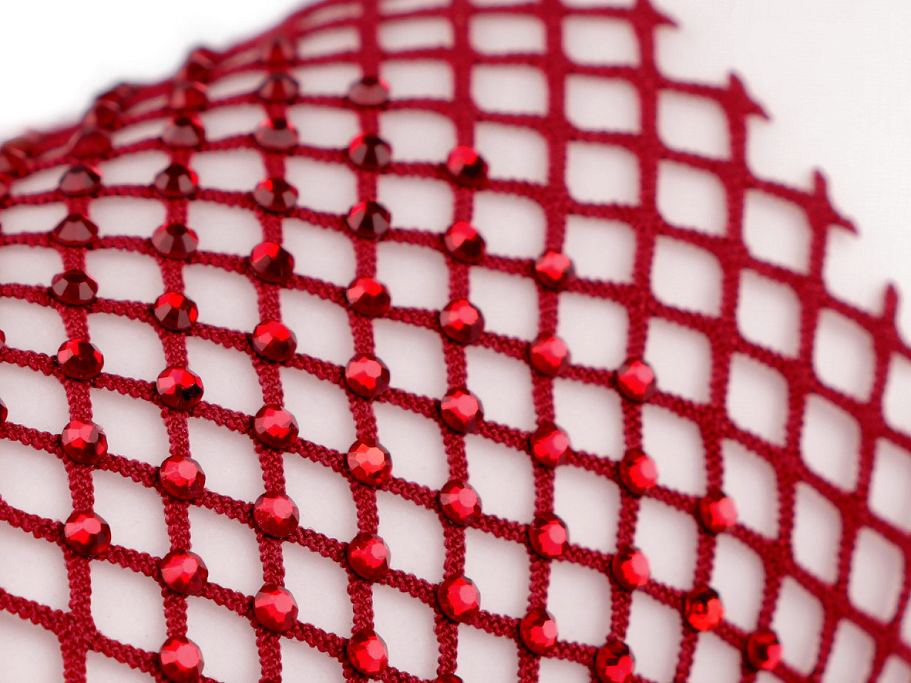 Elastischer einsatz/netzstoff/borte elastisch mit geschliffenen steinchen, breite 75 mm - Gold (1 Meter)