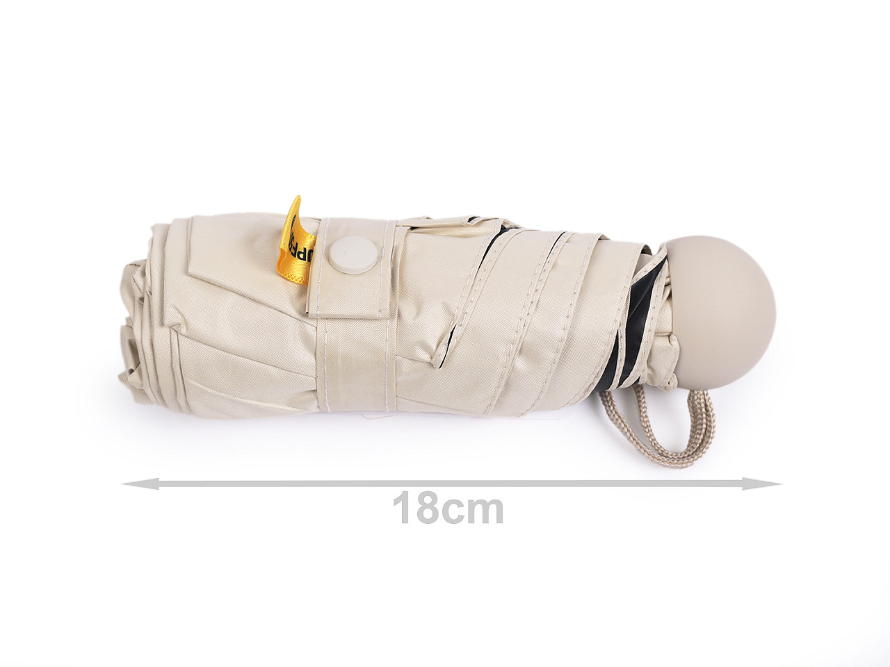 Mini-regenschirm zusammenklappbar mit etui - Hellblau (1 Stück)