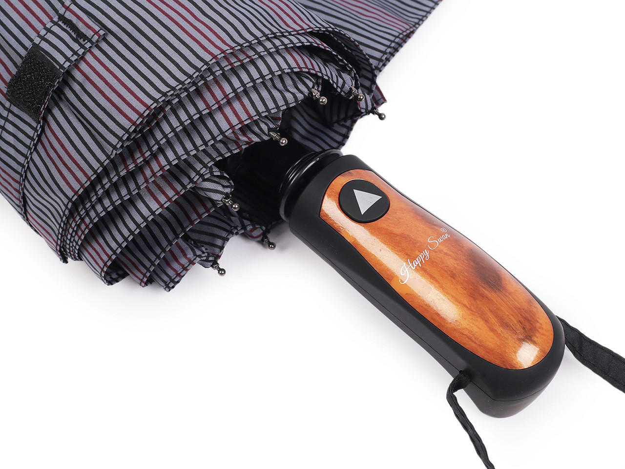 Herren regenschirm automatik faltbar - Grau (1 Stück)