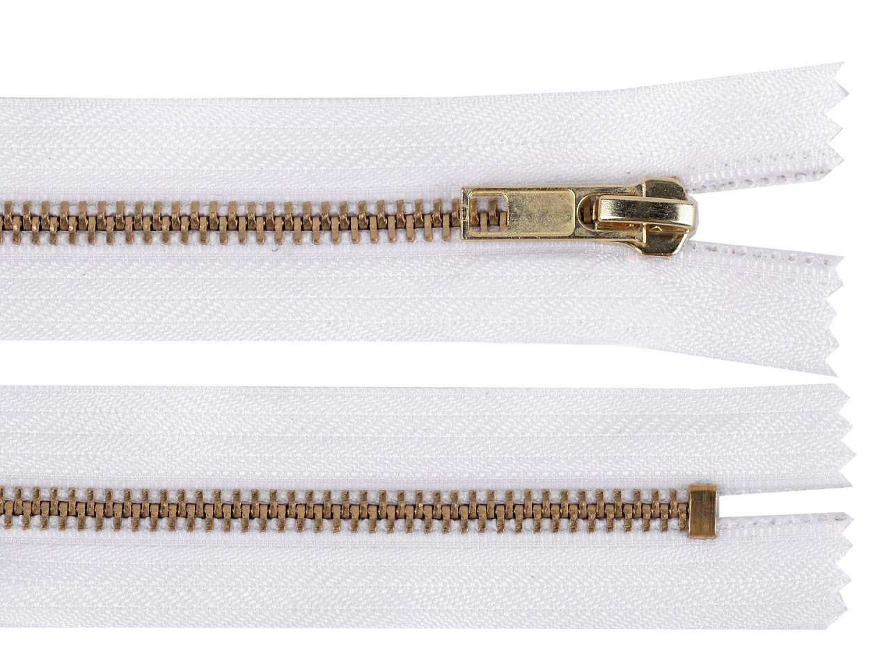 Metallreißverschluss nr. 5, länge 16 cm, für jeans - Schwarz (1 Stück)