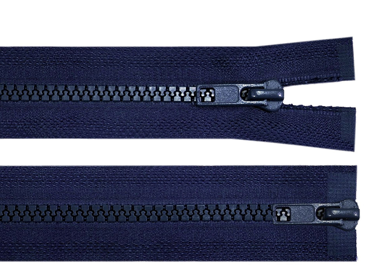 Knochenreißverschluss nr. 5, 2 schieber/2-wege-teilbar, für jacken, 80 cm - Lila aubergine (1 Stück)