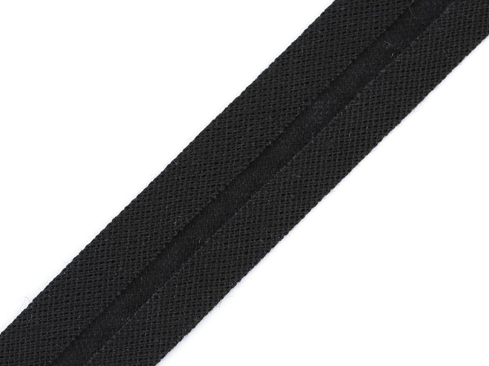 Schrägband aus baumwolle breite 20 mm verbügelt - Hellblau (1 Meter)