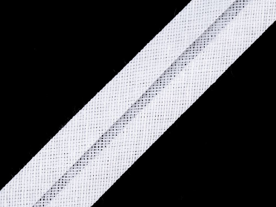 Schrägband aus baumwolle breite 20 mm verbügelt - Hellblau (1 Meter)