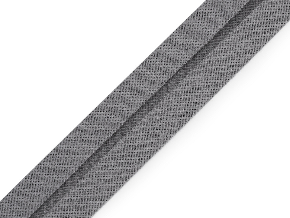 Schrägband aus baumwolle breite 20 mm verbügelt - Hellblau (1 Meter)