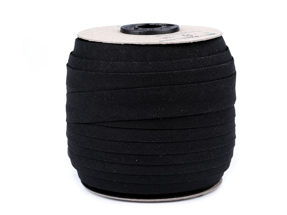 Schrägband aus baumwolle breite 20 mm verbügelt - Hellblau (1 Meter)