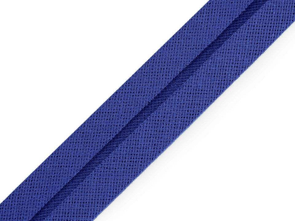 Schrägband aus baumwolle breite 20 mm verbügelt - Hellblau (1 Meter)