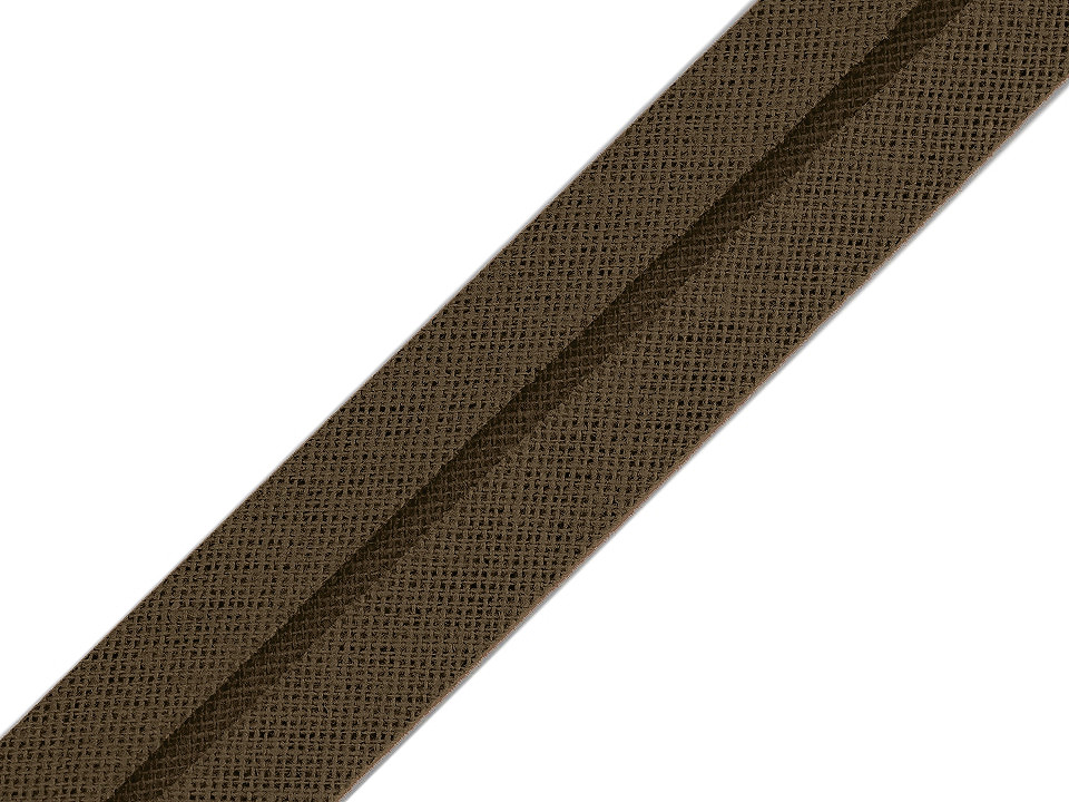Schrägband aus baumwolle breite 20 mm verbügelt - Hellblau (1 Meter)