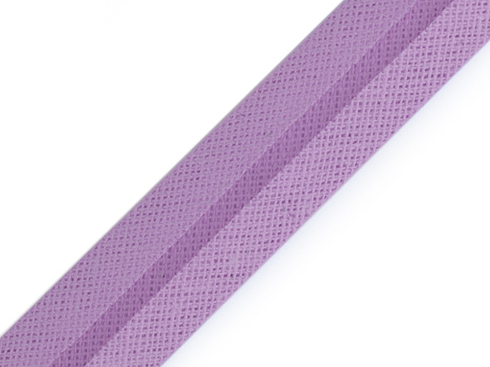 Schrägband aus baumwolle breite 20 mm verbügelt - Hellblau (1 Meter)