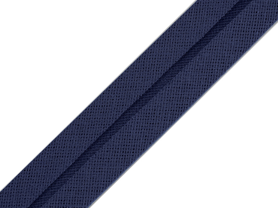 Schrägband aus baumwolle breite 20 mm verbügelt - Hellblau (1 Meter)
