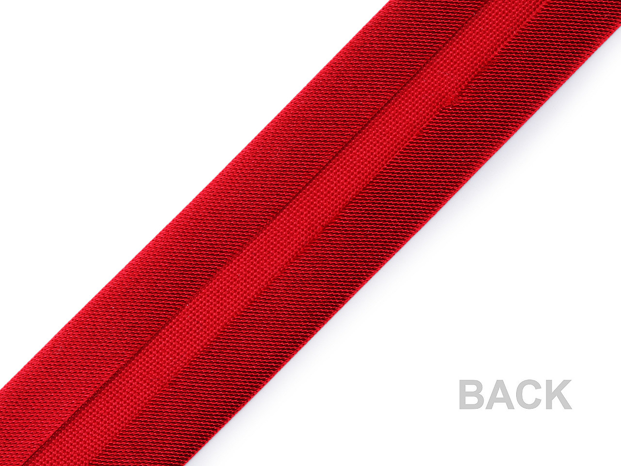 Satin-schrägband, breite 20 mm, verbügelt - Pariser blau (25 Meter)