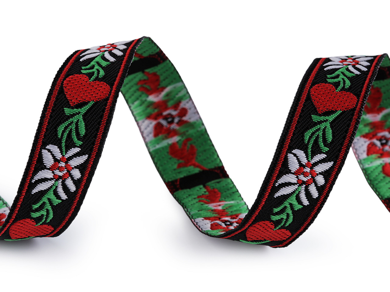 Trachtenborte, breite 15 mm - Dunkelblau (18 Meter)