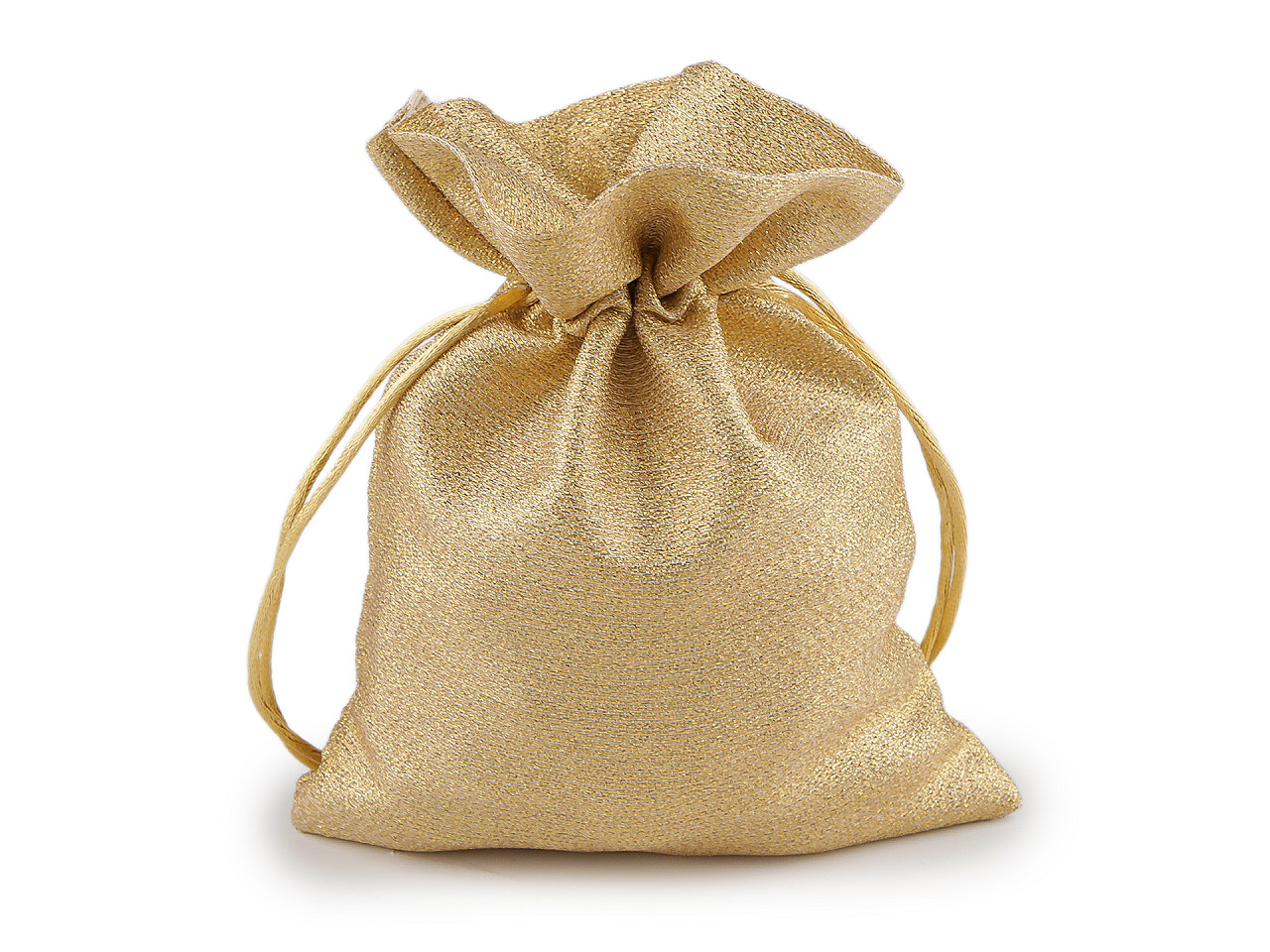Geschenkbeutel aus brokat, 13 x 18 cm - Gold (10 Stücke)