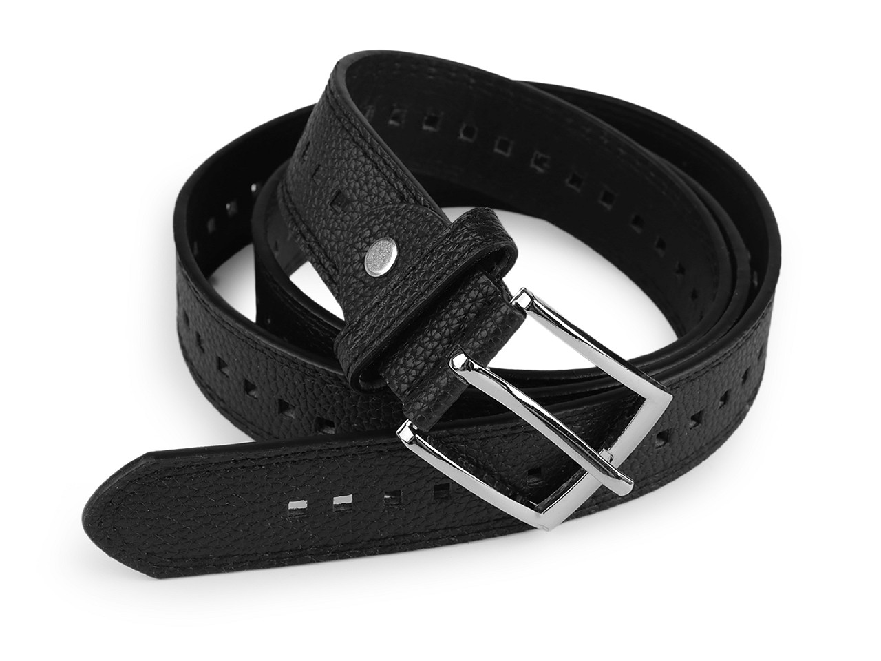 Damen-/mädchengürtel, breite 2,8 cm - Schwarz (1 Stück)