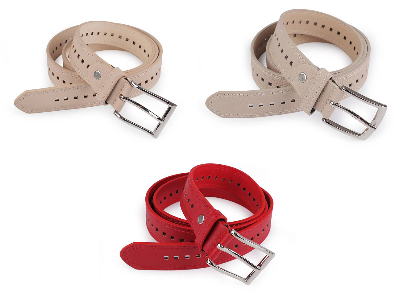 Damen-/mädchengürtel, breite 2,8 cm - Schwarz (1 Stück)