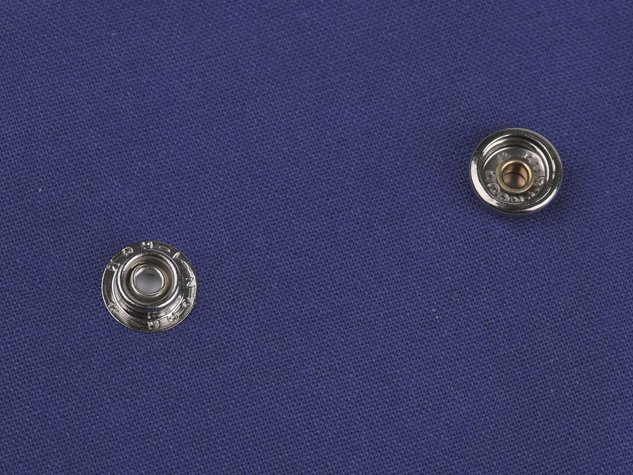 Metalldruckknöpfe (am6) für dicke stoffe, ø 15 mm, lose - Nickel (100 Stücke)