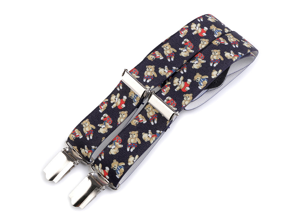 Kinder hosenträger herz, fußball, auto, stern, formel, smiley, schmetterling - Hellrosa (1 Stück)