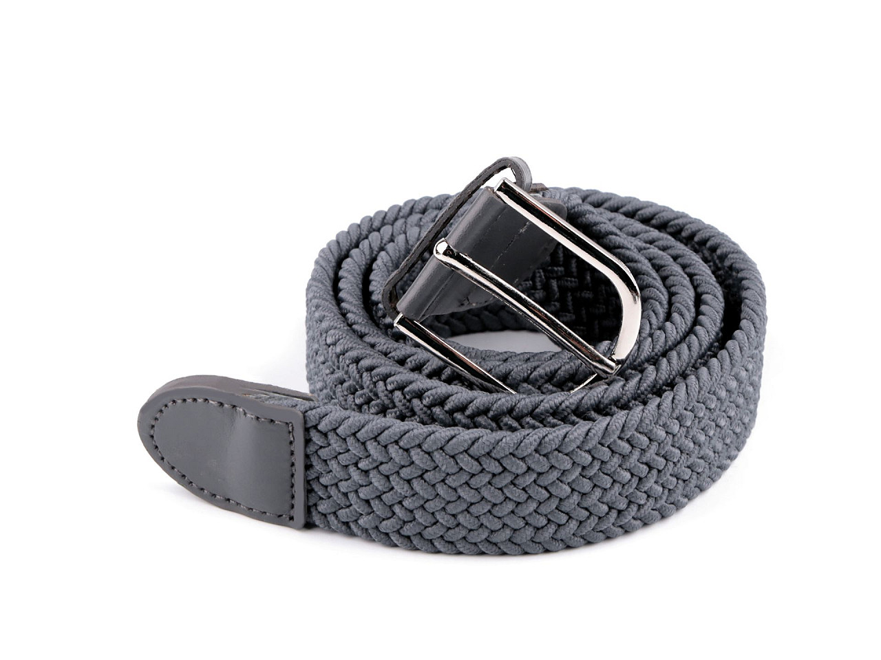 Gürtel elastisch, breite 3,2 cm unisex - Grau (1 Stück)