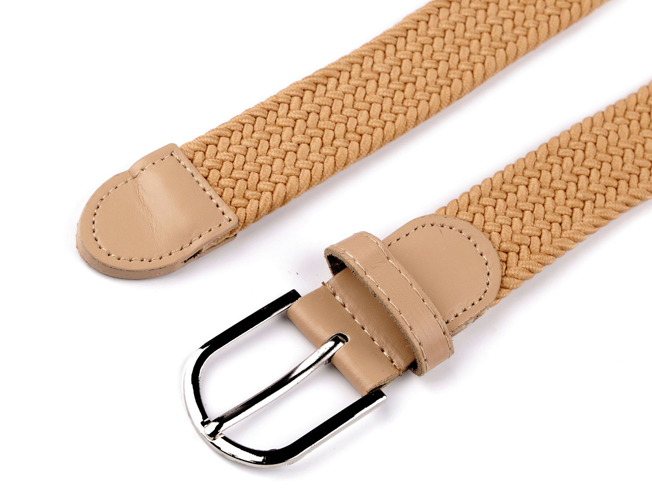 Gürtel elastisch, breite 3,2 cm unisex - Grau (1 Stück)