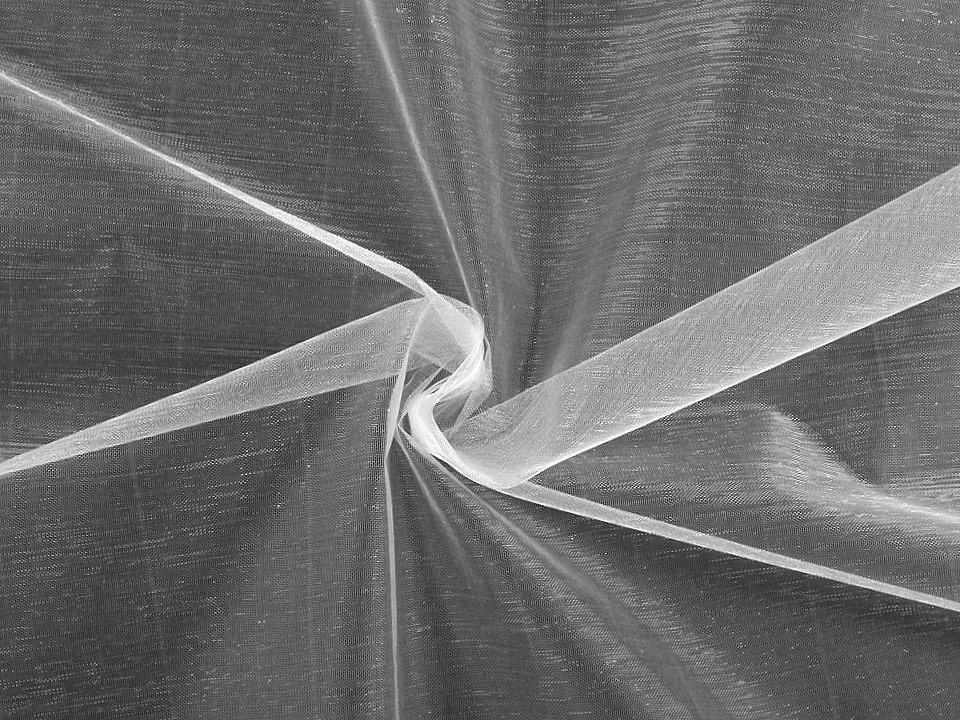 Deko organza steif - Bordeaux (1 Meter)