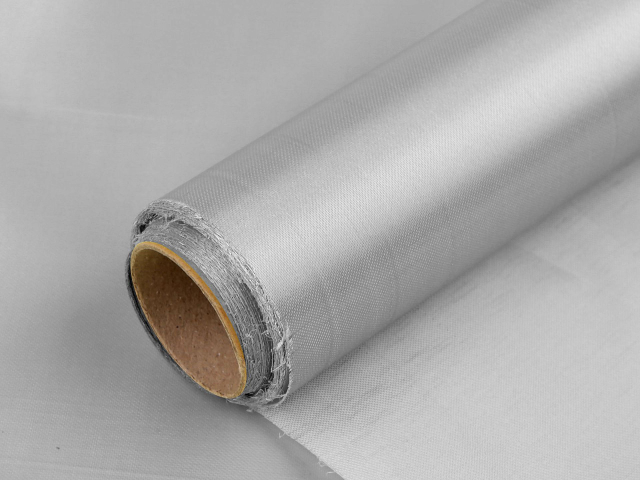 Satinstoff einseitig breite 36 cm - Beige (9 Meter)