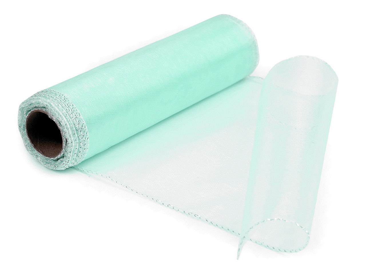 Organza breite 21 cm - Mint (9 Meter)