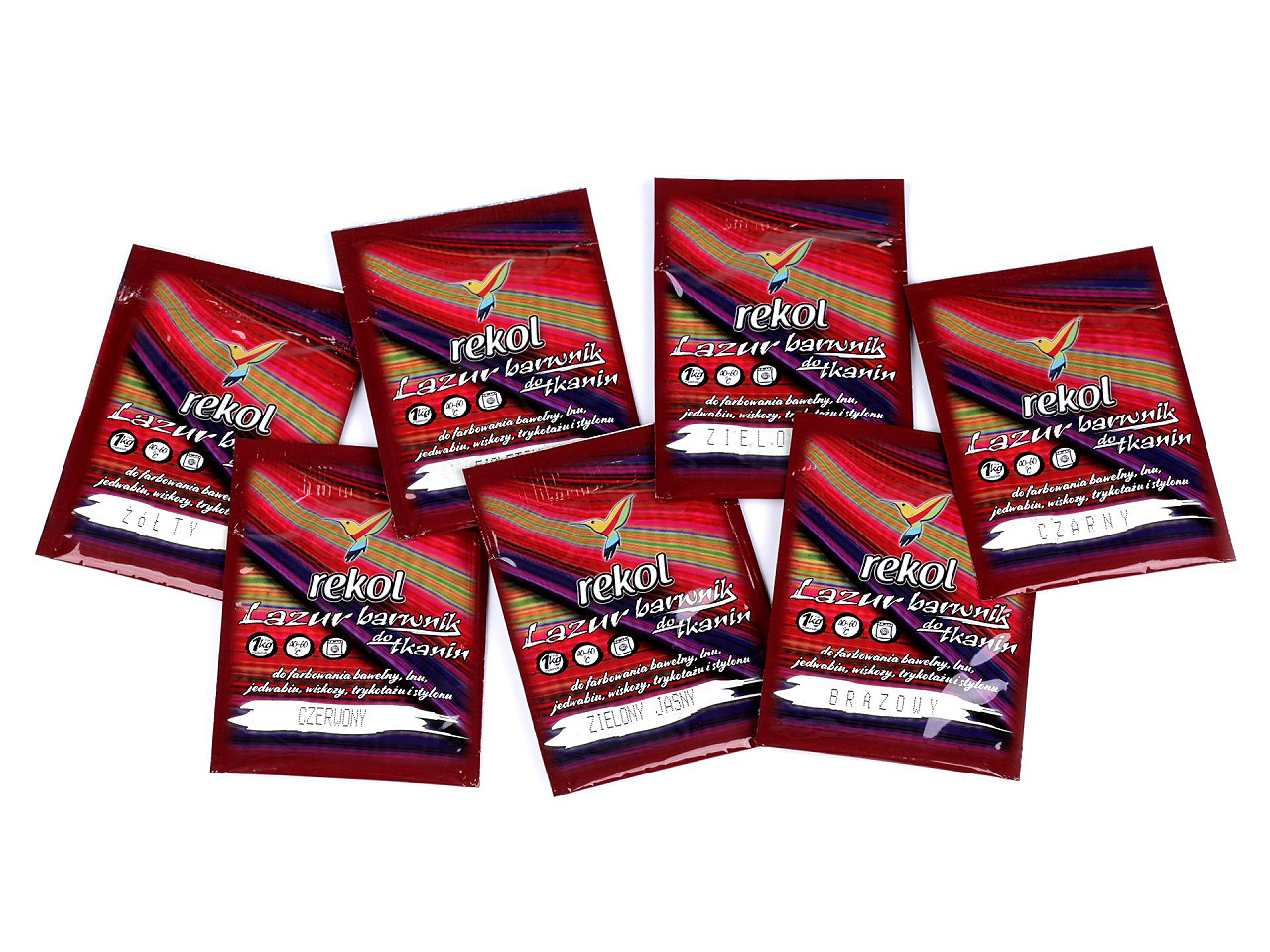 Textilfarbe 18 g - Hellrot (1 Stück)