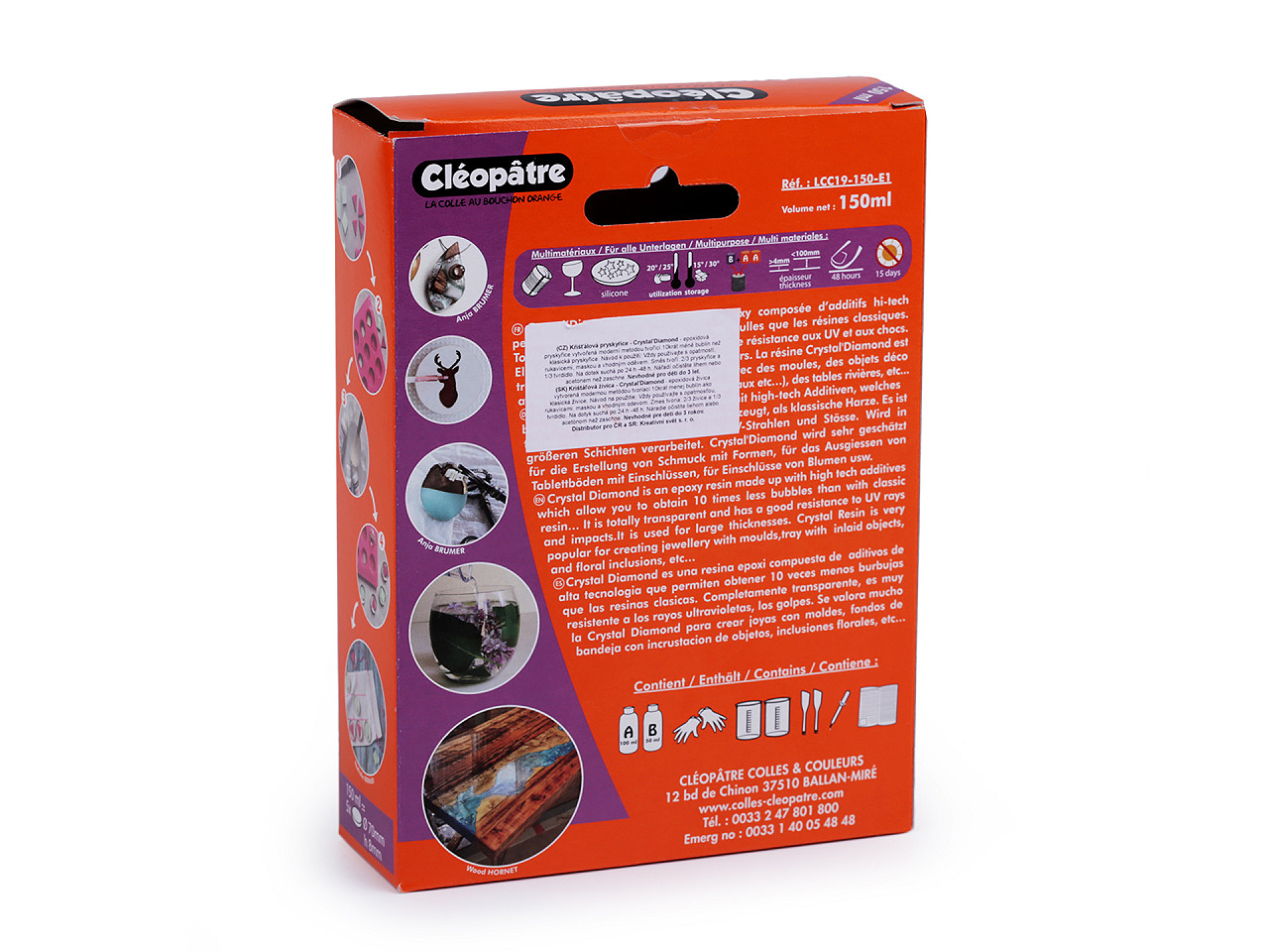 Crystal harz crystal - Crystal (1 Stück)