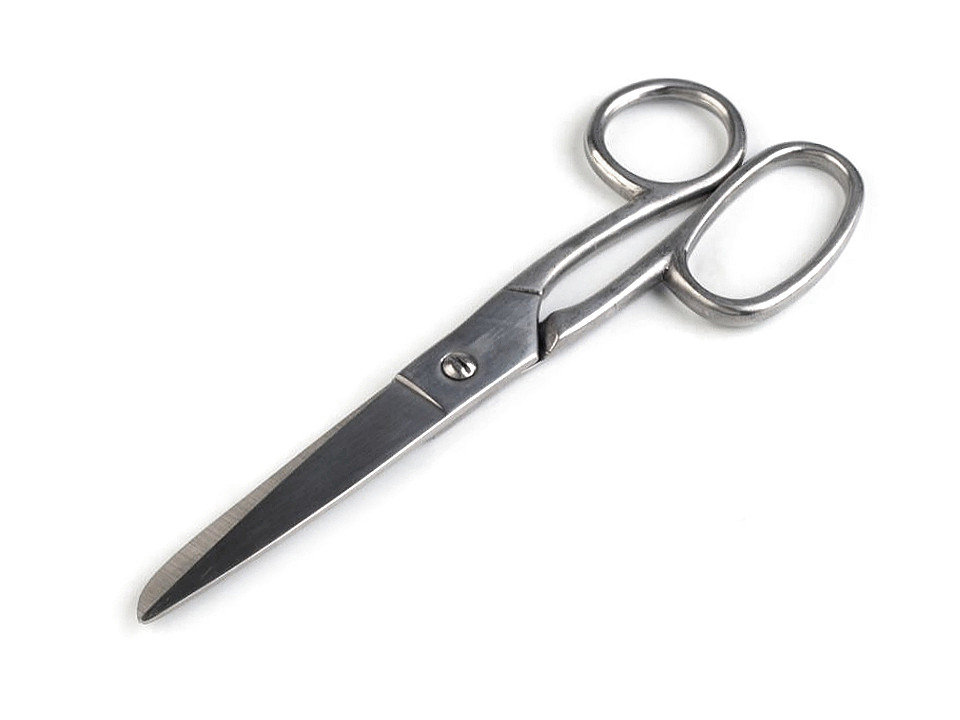 Schere, länge 17,5 cm - Nickel (1 Stück)