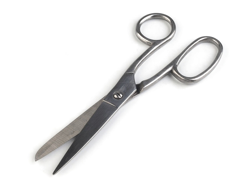Schere, länge 17,5 cm - Nickel (1 Stück)
