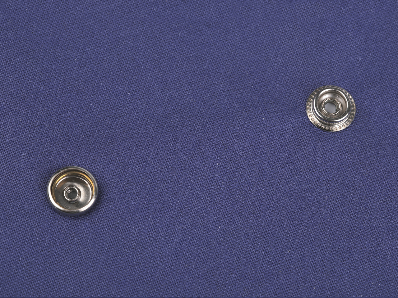 Metalldruckknöpfe (am6) für dicke stoffe, ø 15 mm, o-spring, lose - Nickel (100 Sets)