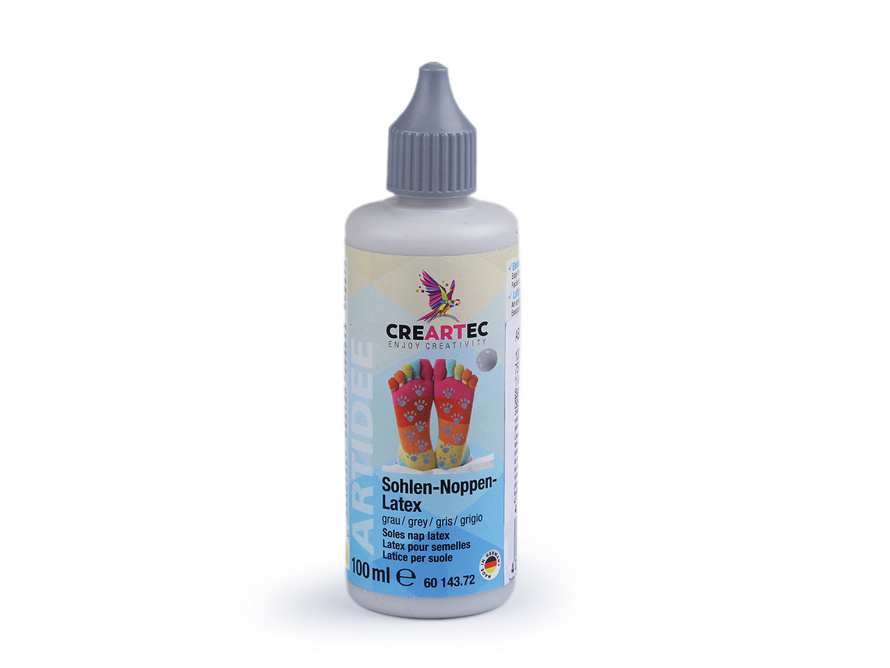 Abs-gummi noppen latex 100 ml - Schwarz (1 Stück)