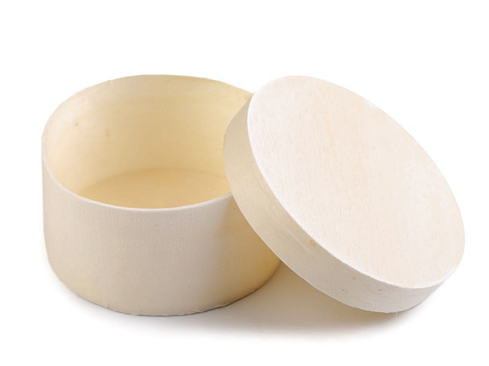 Box/schachtel aus natursperrholz zum verzieren - Natürlich hell (4 Stücke)