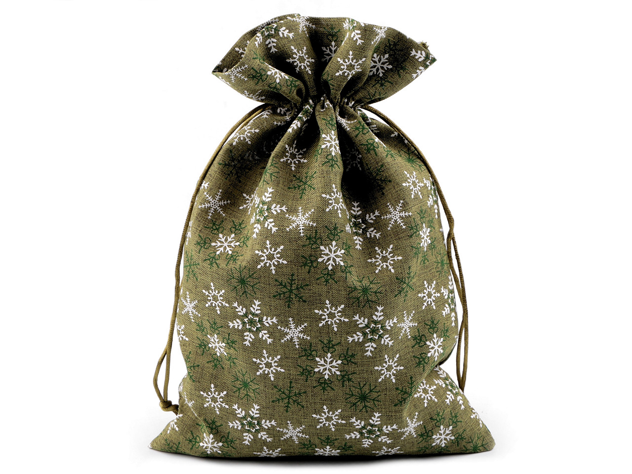 Weihnachtsgeschenkbeutel schneeflocken, 20 x 30 cm - Rot (10 Stücke)