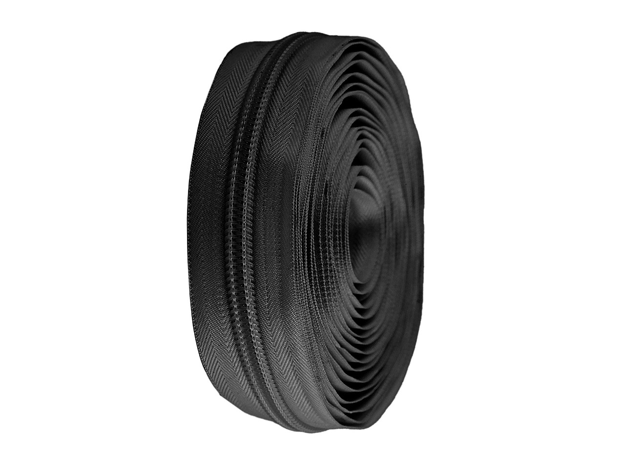 Spiralreißverschluss nr. 10, meterware - Schwarz (1 Meter)